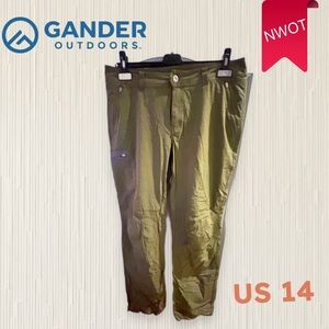 🆕 *NWOT* GANDER MTN | L/size 14 | Woman outdoor pants Green 🏕️